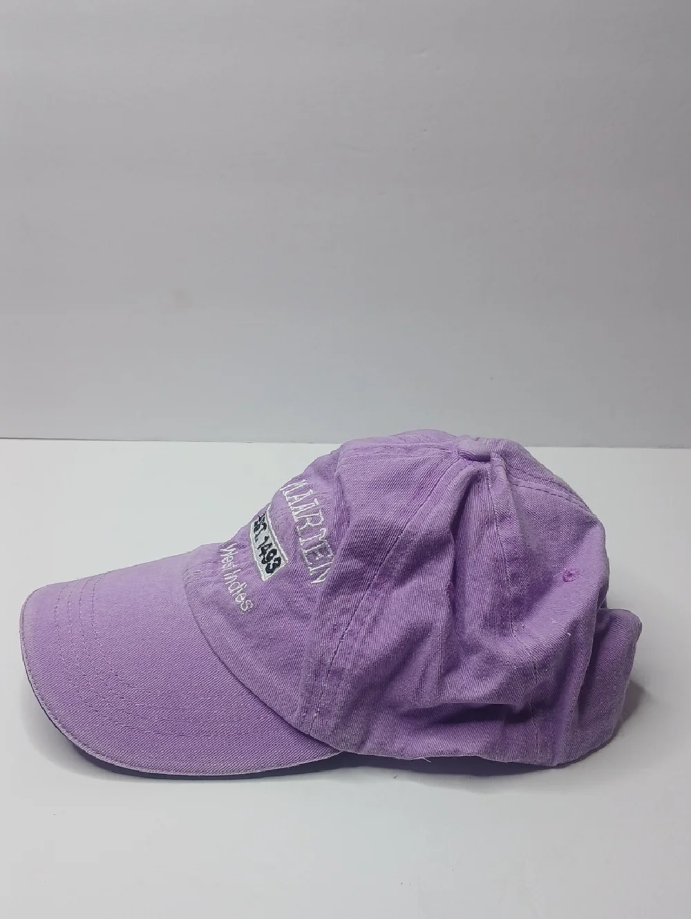St. Maarten Lavender Embroidered Baseball‎ Cap